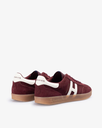 Sneaker Hamptons Suede Burgundy - Harper &amp; Neyer
