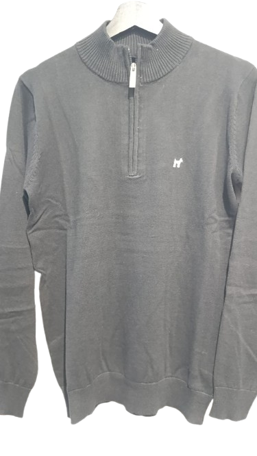 Jersey Media Cremallera Gris - Williot