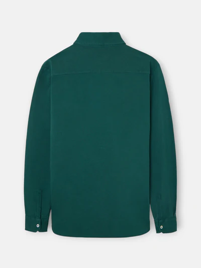 Polo Liso Manga Larga Verde Oscuro - Silbon