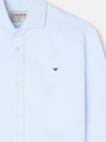 Camisa Sport Oxford Raya Horizontal Celeste  - Silbon