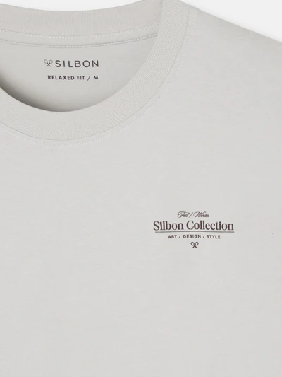 Camiseta Relaxed Fit Collection Gris - Silbon