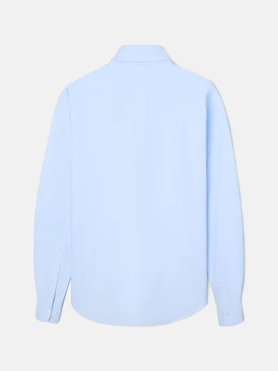 Camisa Sport Oxford Regular Fit Celeste  - Silbon