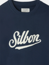 Sudadera Relaxed Fit Retro Azul Marino - Silbon