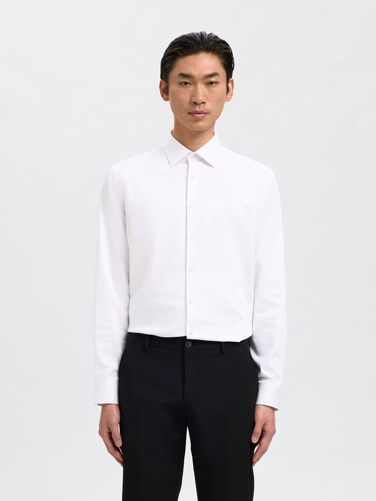 SLHslim-Ethan Shirt LS Spread Noos Color White - Selected Homme