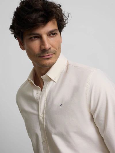 Camisa Sport Oxford Raqueta Burdeos - Silbon (copia)