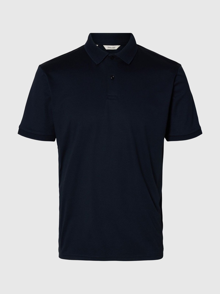 Slhfave Button SS Polo Noos Sky Captain - Selected