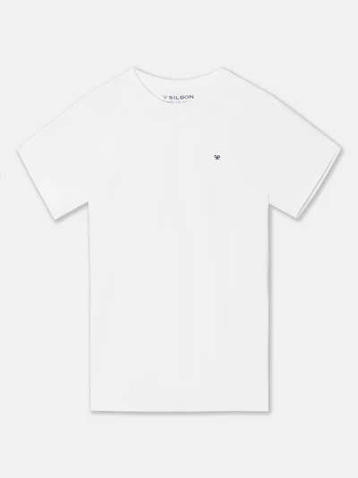 Camiseta Silbon Minilogo Blanco - Silbon