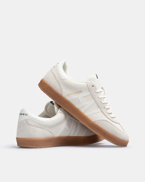 Sneaker Hamptons Latte Cream - Harper &amp; Neyer