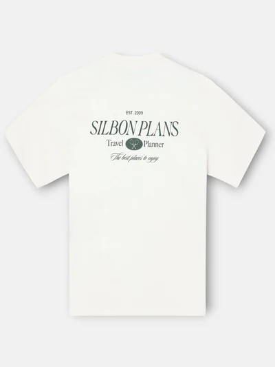Camiseta Special Fit Silbon Plans Crema - Silbon