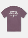 Camiseta Relaxed Fit Silbon Vacation Purpura - Silbon