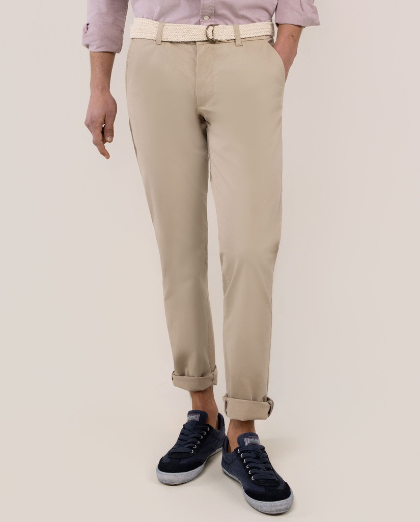 Pantalón Chino Básico Tostado - El Ganso
