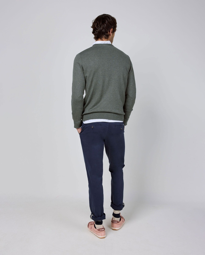 Pantalón Chino Básico Marino - El Ganso