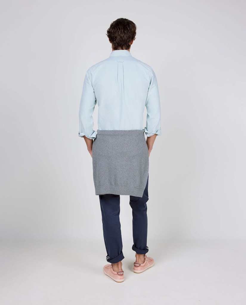 Camisa Oxford Liso Verde - El Ganso