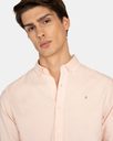 Camisa Mediterraneo Striped Oxford Coral Peach - Harper &amp; Neyer