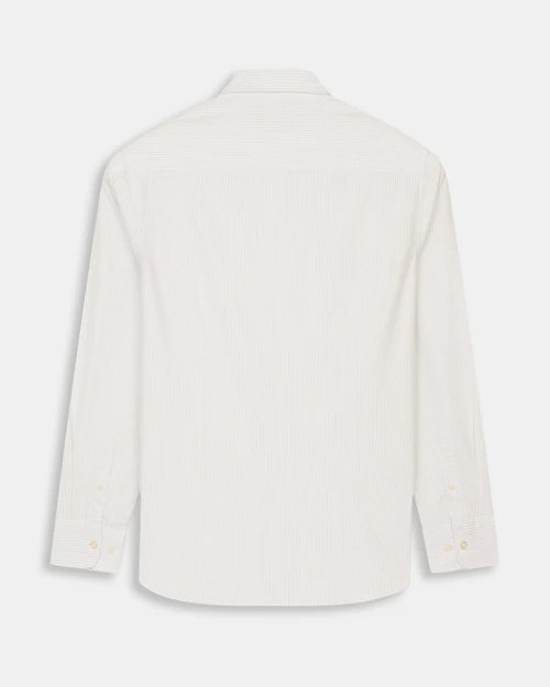 Camisa Mediterraneo Striped Oxford Sky Blue - Harper &amp; Neyer