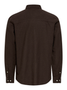 Onscaiden Lino Camisa Coffee Bean - Only &amp; Sons