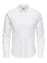 Onscaiden Lino Camisa White - Only &amp; Sons