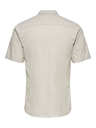 Onscaiden Lino Camisa Chinchilla - Only &amp; Sons