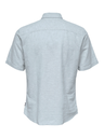 Onscaiden Lino Camisa Cashmere Blue - Only &amp; Sons