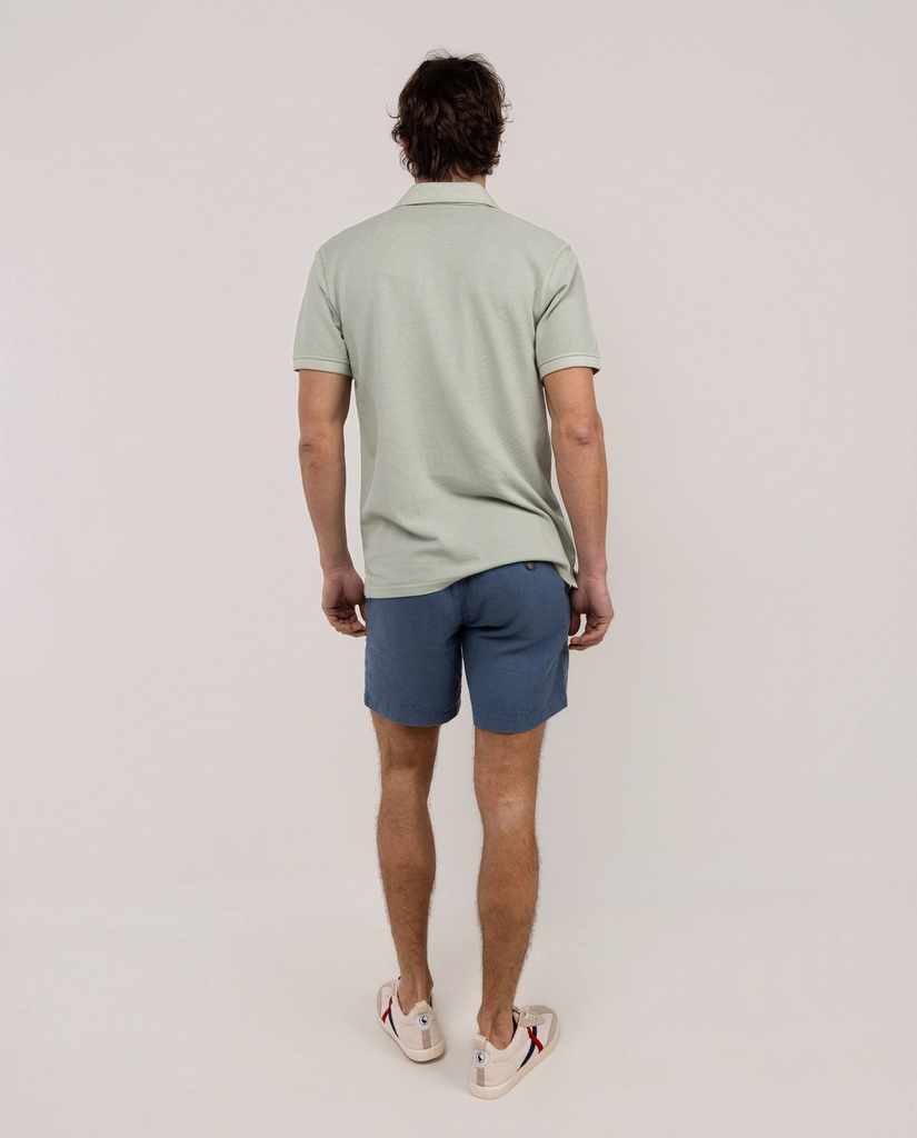 Polo Piqué Garment Dyed Menta - El Ganso