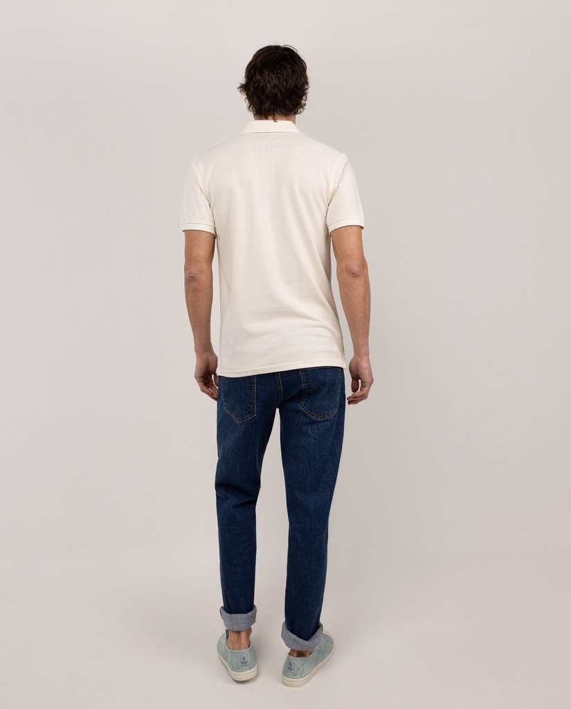 Polo Piqué Garment Dyed Crudo - El Ganso