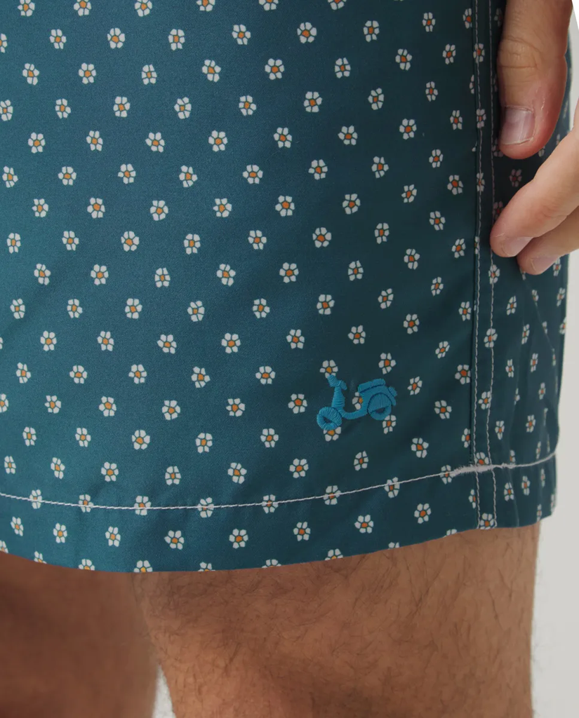 Bañador Flowers Classic Marino - Scotta