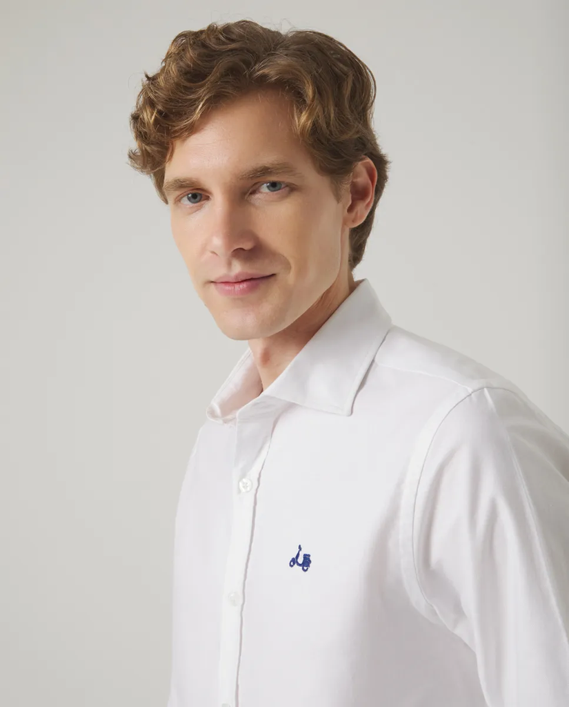 Camisa Oxford Classic Blanco - Scotta