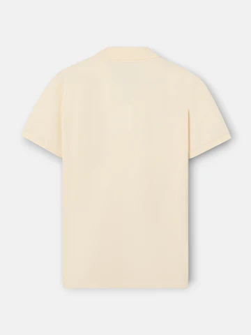 Polo Clásico Liso Crema - Silbon
