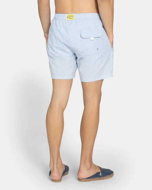 Bañador Seersucker Sky Blue - Harper &amp; Neyer