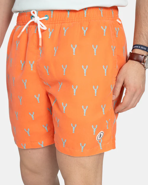 Bañador Print Langosta Coral Peach - Harper &amp; Neyer