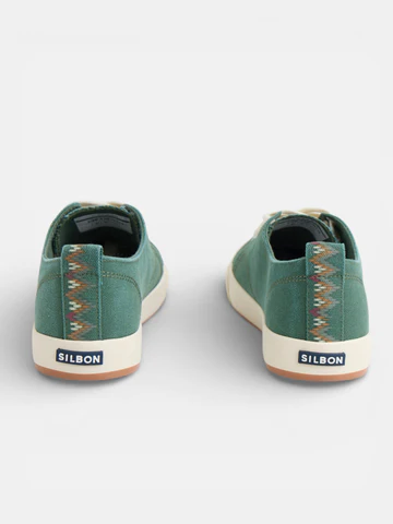 Zapatilla Classic Lona Verde - Silbon