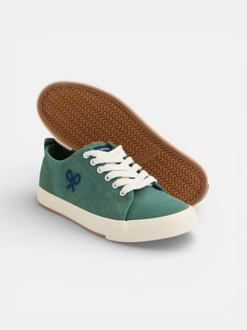 Zapatilla Classic Lona Verde - Silbon