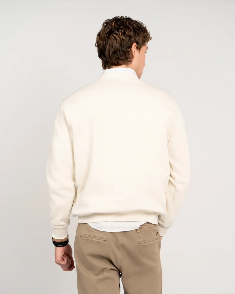 Sudadera Crew-Neck Retro Cloud White - Harper &amp; Neyer