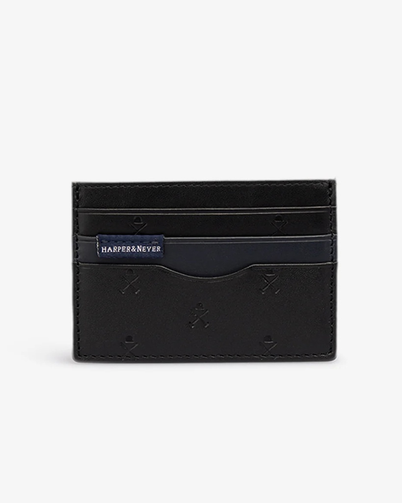 Tarjetero Logo Vintage Black - Harper &amp; Neyer