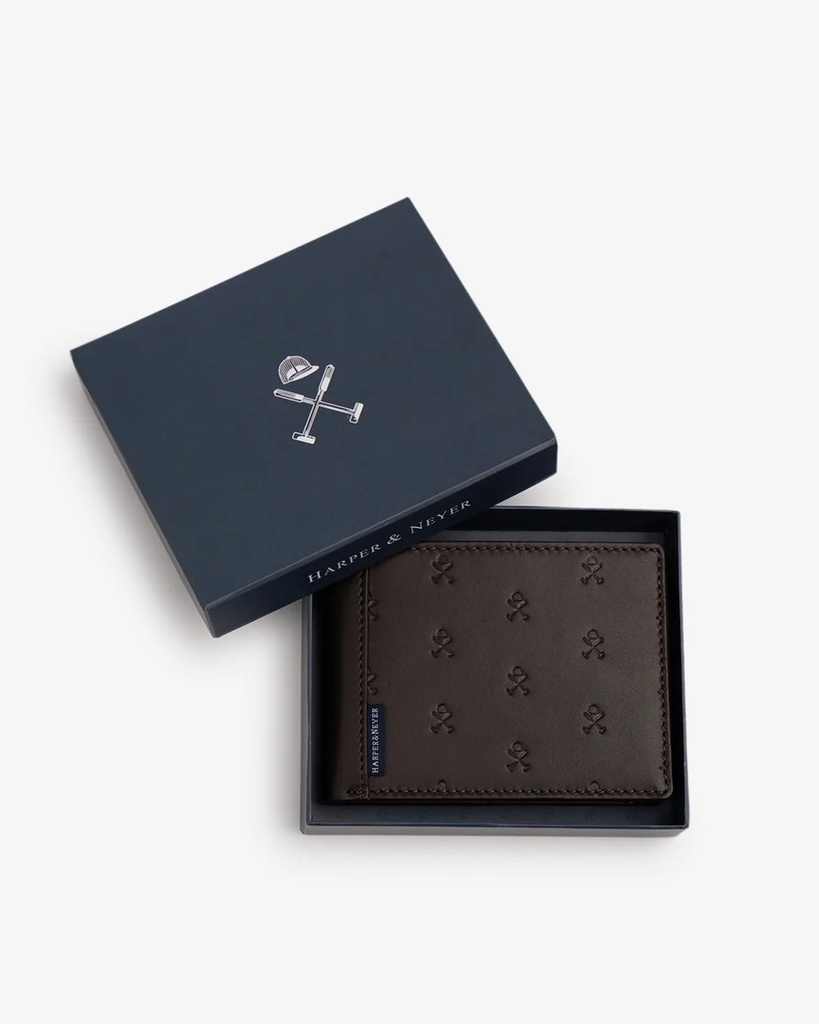 Cartera Logo Leather - Harper &amp; Neyer