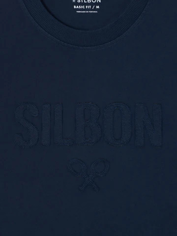 Camiseta Silbon Patch Tono Azul Marino - Silbon