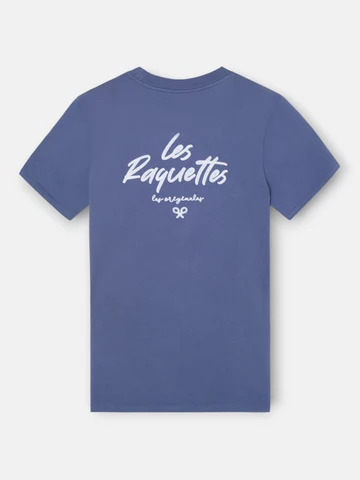Camiseta Les Raquettes Azul Indigo - Silbon