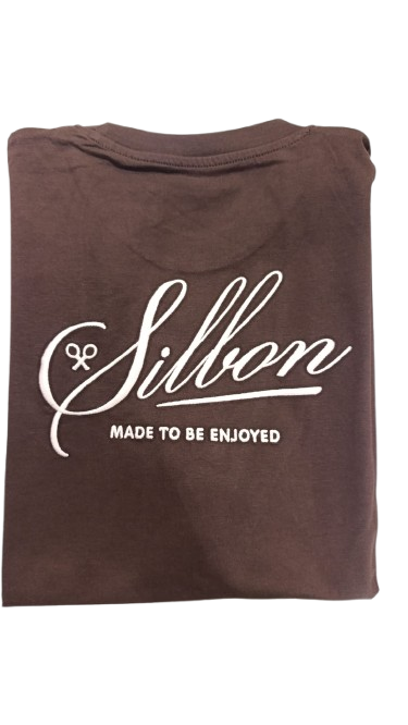 Camiseta Silbon Bordado Marrón - Silbon