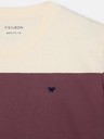 Camiseta Raya Ancha Burdeos - Silbon