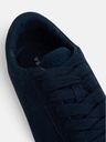 Zapatilla Serraje Logo Perforado Azul Marino - Silbon