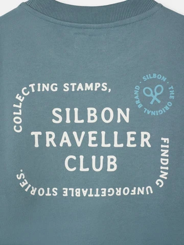 Sudadera Traveller Club Petroleo - Silbon