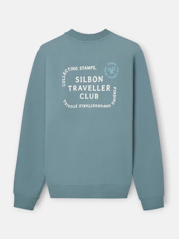 Sudadera Traveller Club Petroleo - Silbon