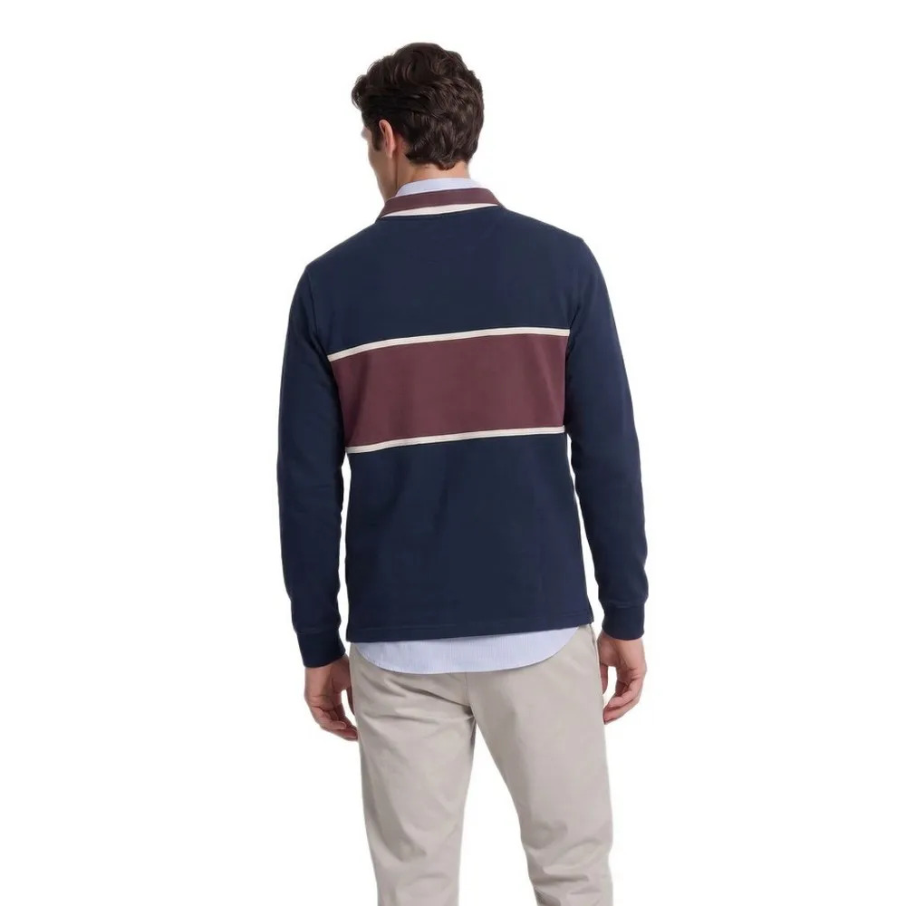 Sudadera Relaxed Fit Polo Stories Azul Marino - Silbon