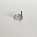 Anillo Mariposa Grande Plateado