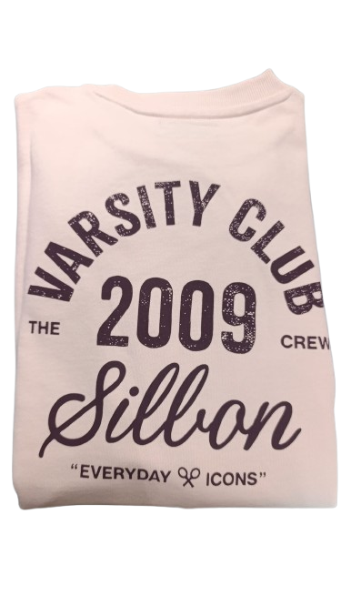 Sudadera Varsity Club Crema - Silbon