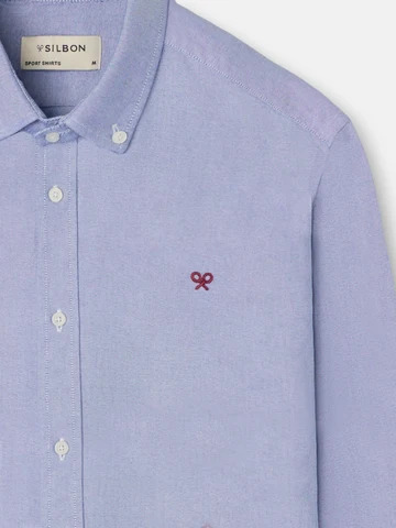 Camisa Sport Oxford Navy - Silbon