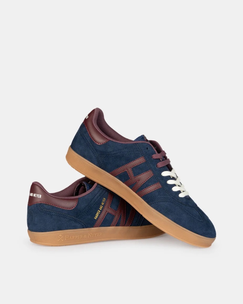 Sneaker Hamptons Suede Midnight Navy - Harper &amp; Neyer