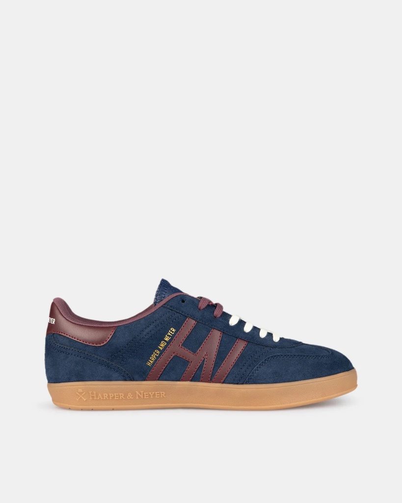 Sneaker Hamptons Suede Midnight Navy - Harper &amp; Neyer