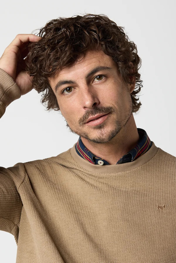 Jersey Texturizado Beige - Williot