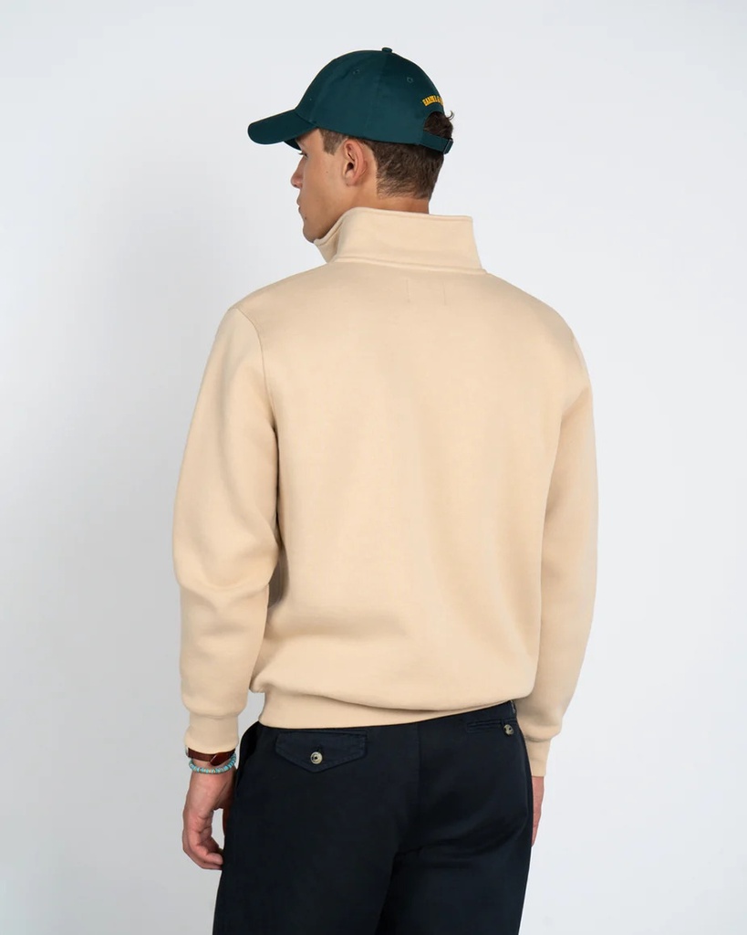 Sudadera Half Zipper Maryland Golden Sand - Harper &amp; Neyer